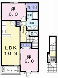 ストーリア浜の宮Ｉ 間取り図