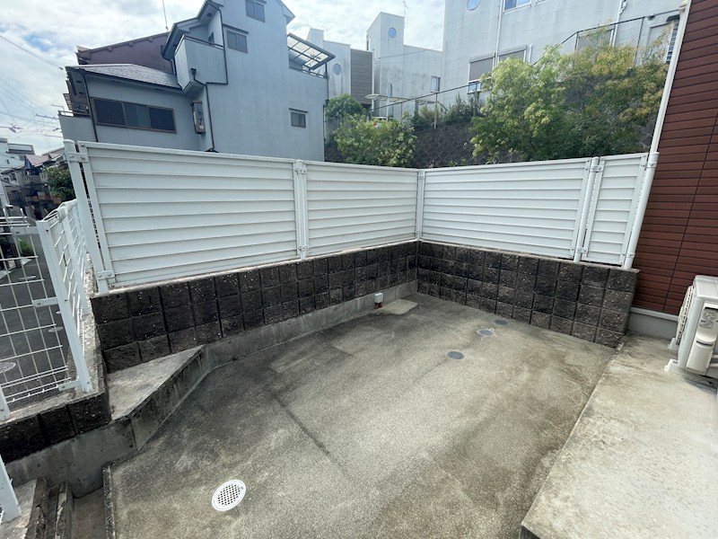 アンジェコート ベランダ