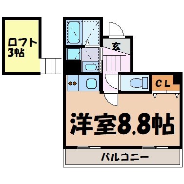 橘ハイツ弐番館 間取り