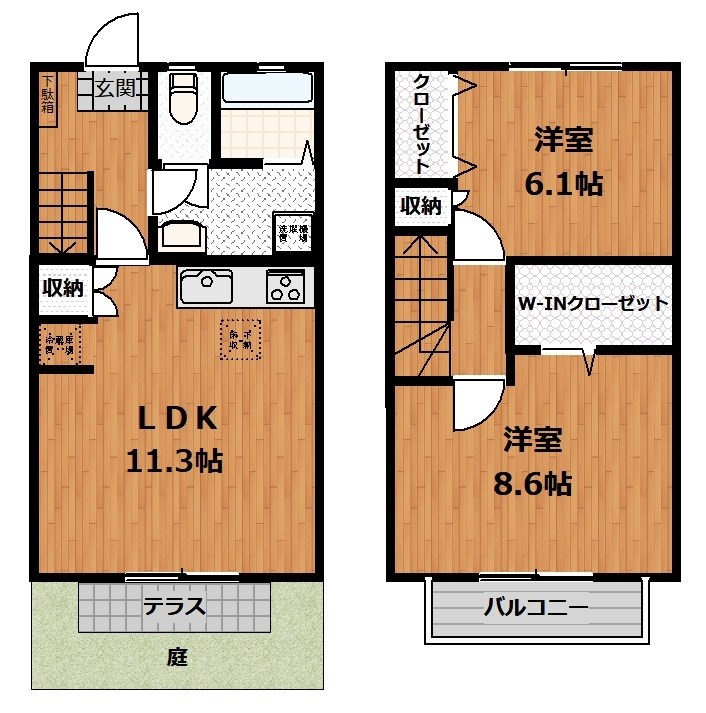 メゾンドール 間取り図