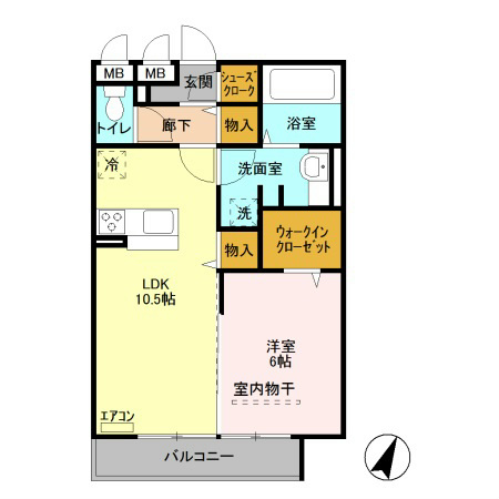 ロイジェントパークスレイクタウン　Q 間取り図