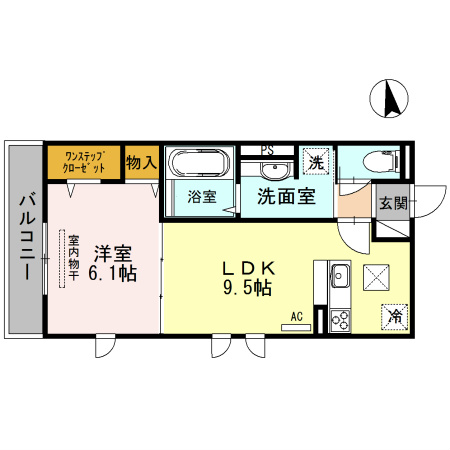グレイスコートＢ棟 間取り