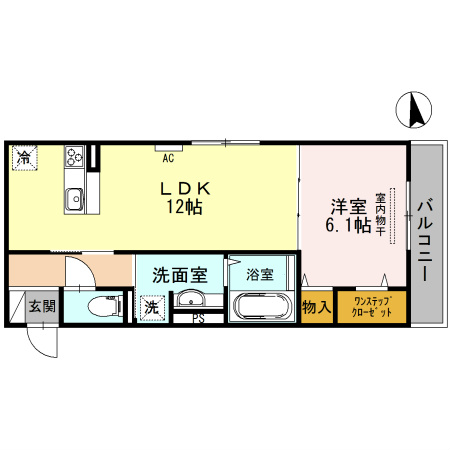 グレイスコートＢ棟 間取り