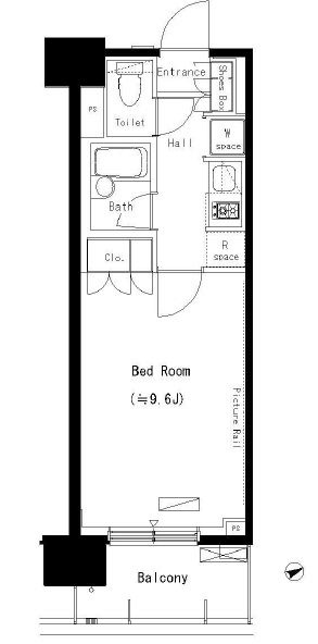 パークアクシス西船橋本郷町 間取り図