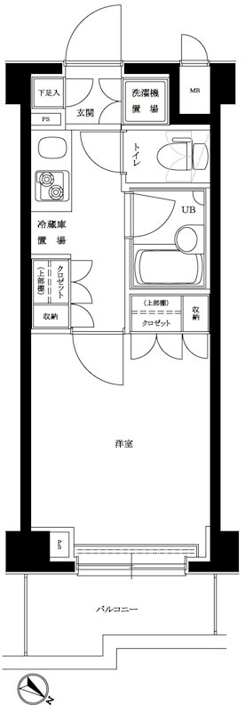 ルーブル目黒不動前 間取り図