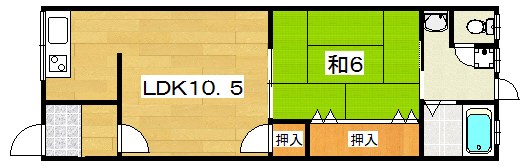 橘ハイツ 間取り