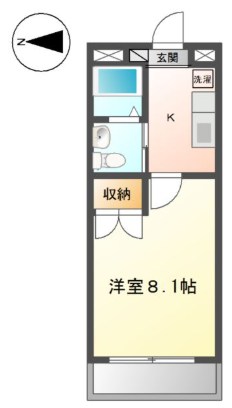 OKM 301号室 間取り