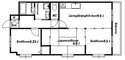 ベアーズ土山 間取り図