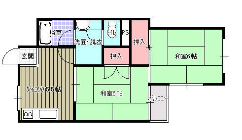 コーポラス沢見  間取り