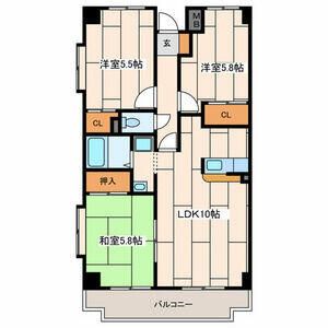 ルグラン 201号室 間取り