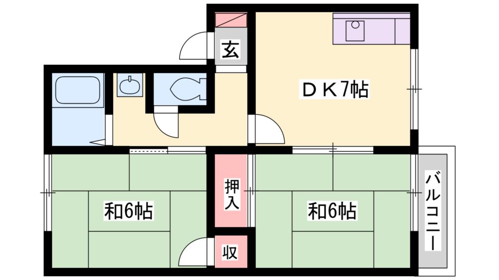 コーポ・シティーI 間取り図