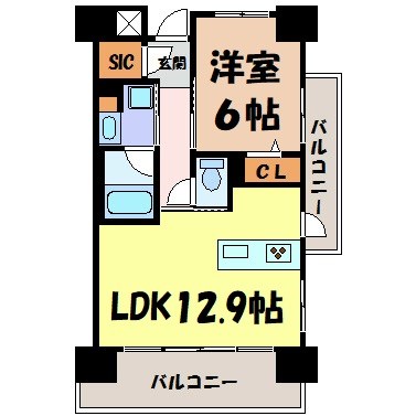 アデグランツ大須 間取り図