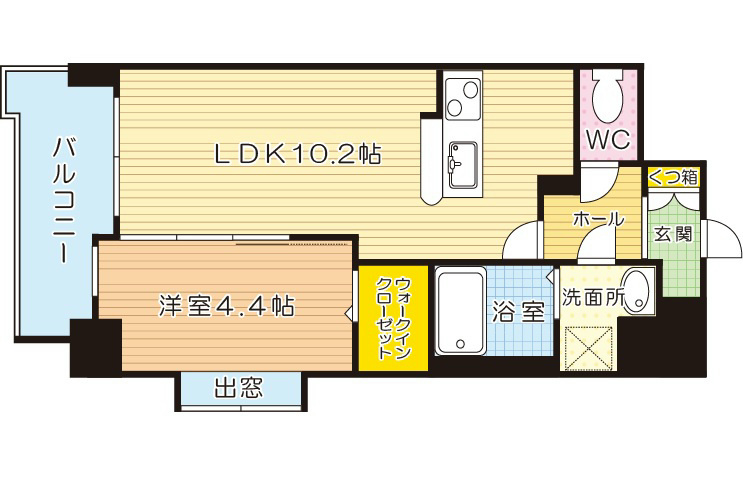 NEW SUN RIVER １５番館（ニューサンリバー１５番館） 607号室 間取り