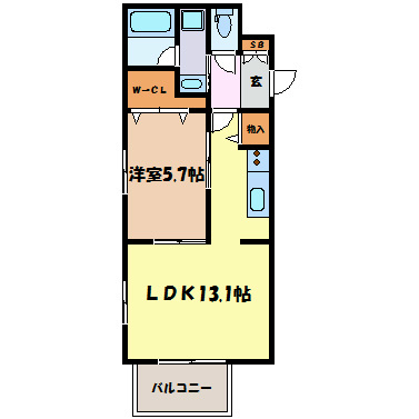 ボナール葵 間取り図