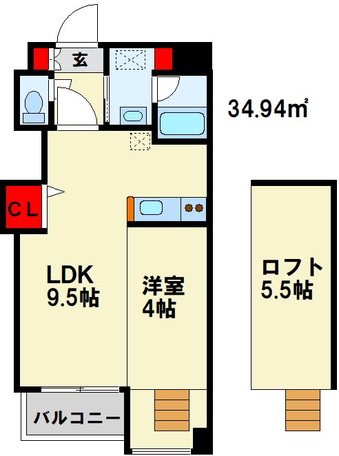 LUMINOUS　AI清水 間取り図