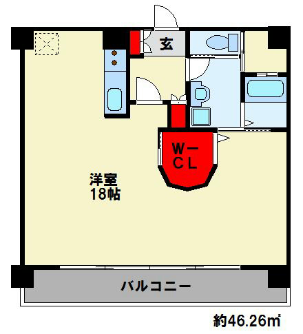 サンシャイン妙見表参道 間取り
