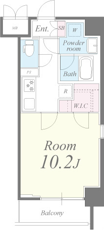 タウンコート御園 間取り図