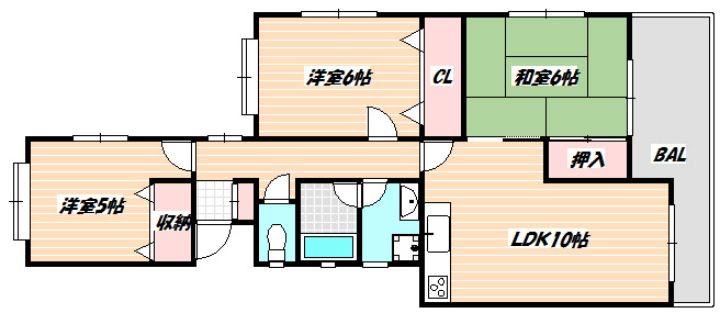 千葉県船橋市宮本８丁目 間取り