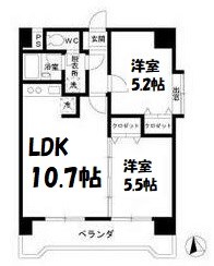 シャトーMURASEＶ 間取り図