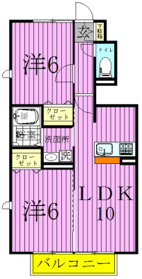 Ｓｔｒａｈｌ～シュトラール～ 101号室 間取り