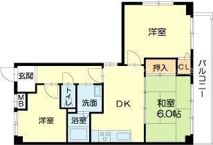 ロイヤルコーポ宝殿 間取り図