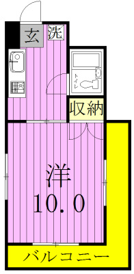 フルール佐伯 間取り