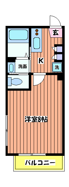 エグゼクティブ立川 間取り図