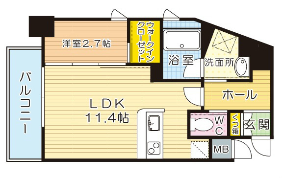 GRAND GLACE(グラングレイス) 301号室 間取り