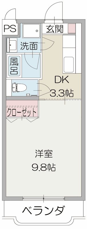 フローラ若松 間取り