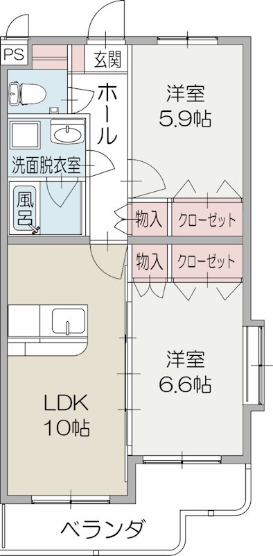 エレガントライフⅤ 間取り