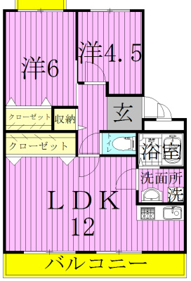 パティエール上本郷 301号室 間取り