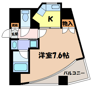 パックス荒畑Ⅱ 間取り図