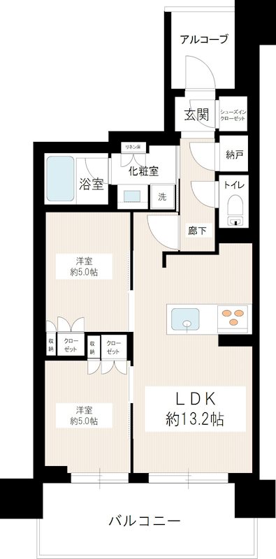 クリオレジダンス横浜新杉田 0806号室 間取り