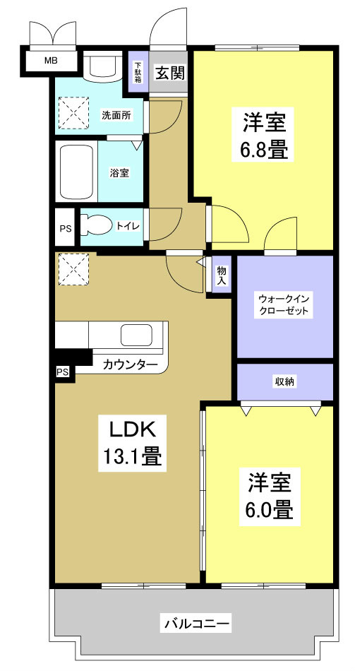 タンドレス 間取り図