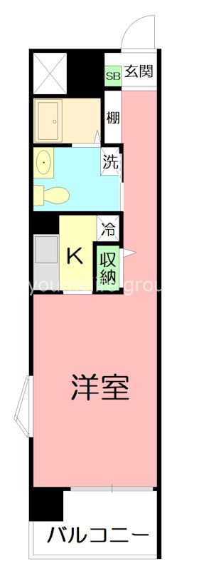レオグランデ 301号室 間取り