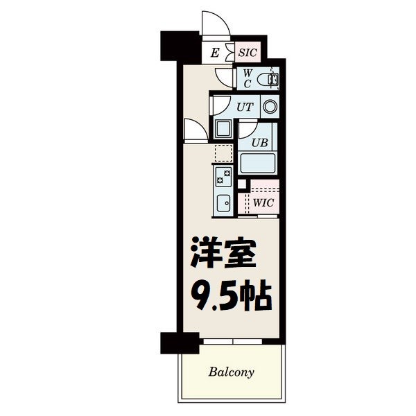 エルスタンザ名駅西 間取り図