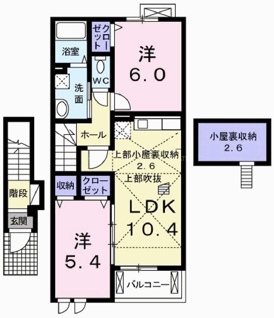 アバンツァート河原 間取り図