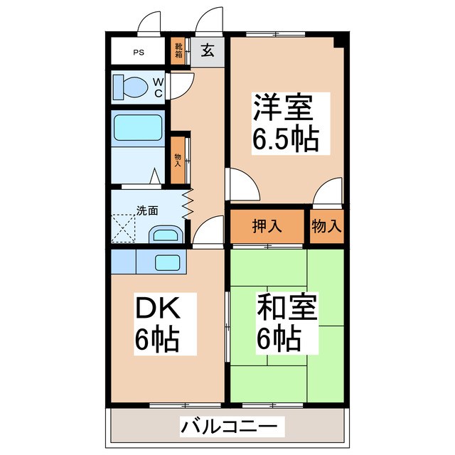コーポ中央 間取り