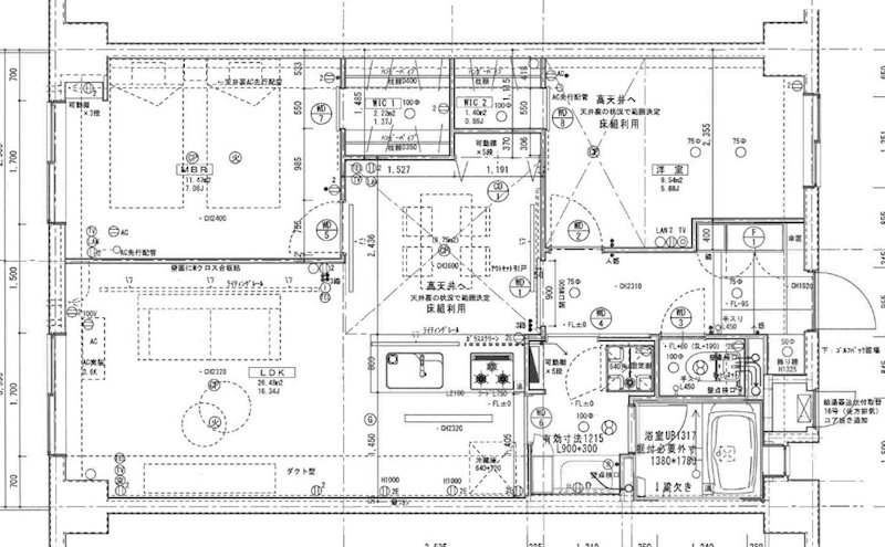 テングッド大濠 間取り図