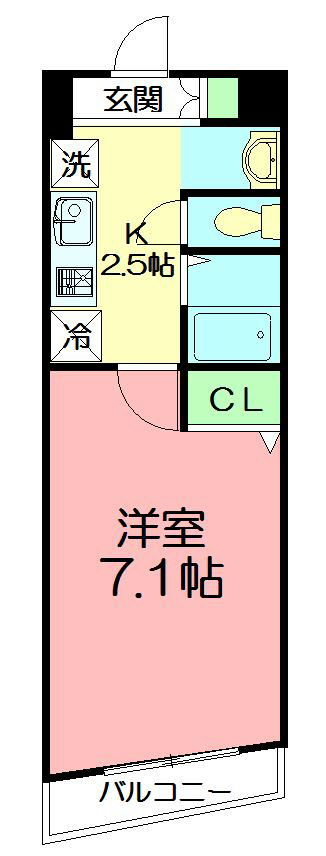 鎌倉服部ビル 205号室 間取り