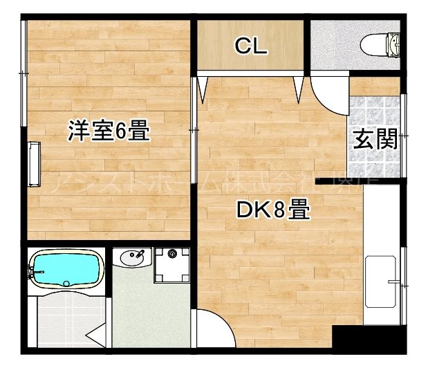 コーポラル三宝 間取り