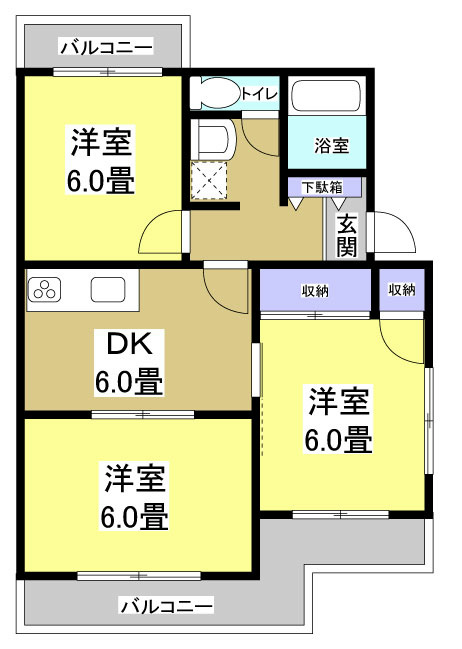 デイブレイク 間取り図