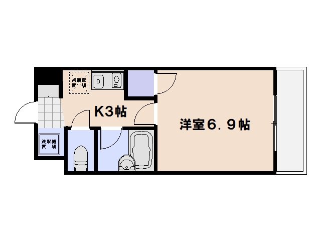 センチュリーコート 402号室 間取り