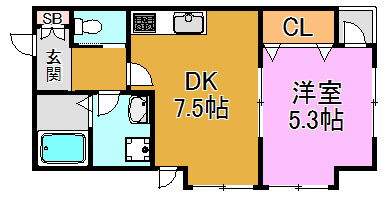 ラ・グランツ 間取り図