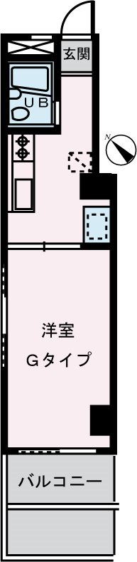 クレール東十条 間取り図