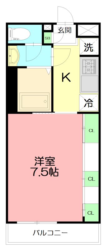 リブリ・オブリガーダ 201号室 間取り