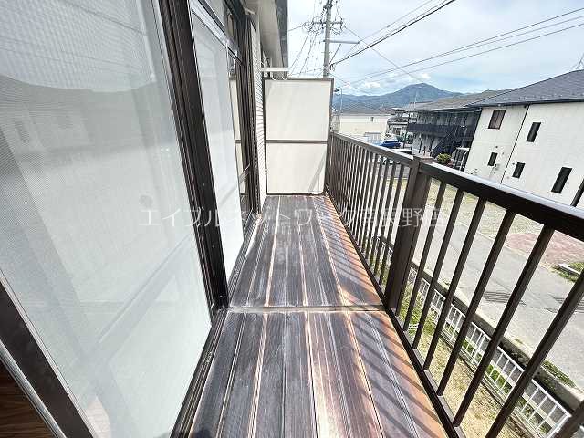 シティハイムくらたB棟 ベランダ