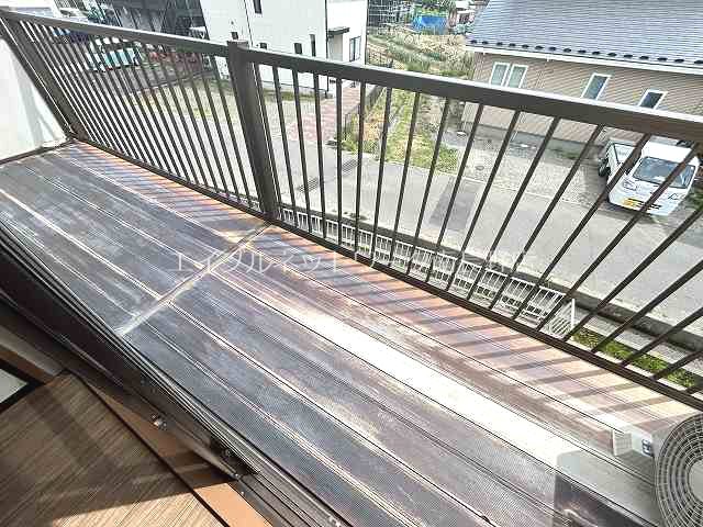 シティハイムくらたB棟 ベランダ