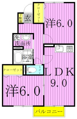 シャルマンおおたかの森（おおたかの森西１丁目） 101号室 間取り