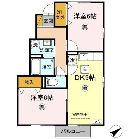 シャルマンおおたかの森（おおたかの森西１丁目） 101号室 間取り